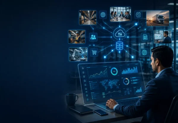 Connected business systems with centralized data and real-time operational visibility.