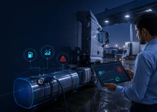 Real-Time Fuel Monitoring with Fuel Level Sensor