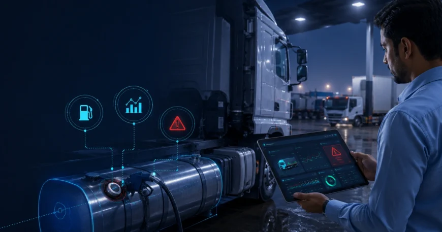 Real-Time Fuel Monitoring with Fuel Level Sensor