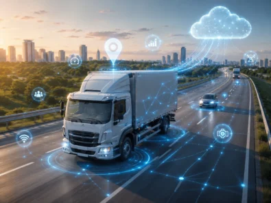 Vehicle telematics for connected fleet management