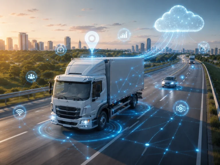 Vehicle telematics for connected fleet management
